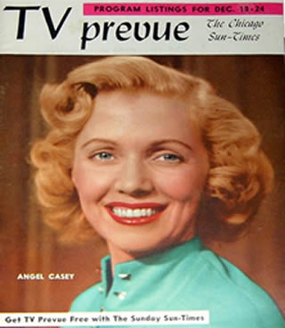 Angel Casey in the Sun Times Tv Guide